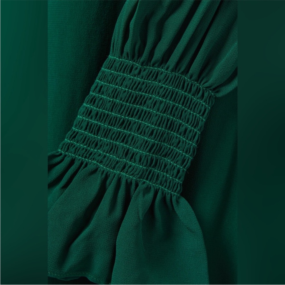 Reformation Green Mini Dress - Picture 4 of 6